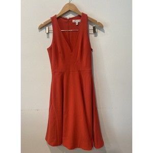 Dress the Population Catalina Fit & Flare Dress in Garnet- Size XS D5727